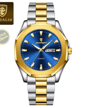 Poedagar 875 Stainless Steel Quartz Fashion Watch for Men